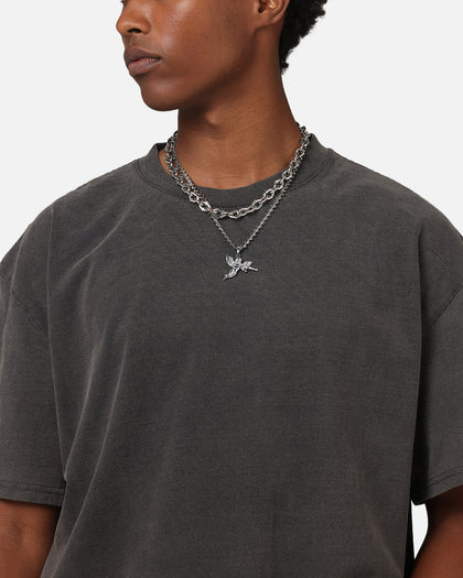 Culture Kings Boxy T-Shirt Black Wash