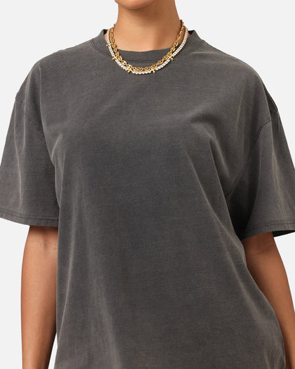 Culture Kings Boxy T-Shirt Black Wash