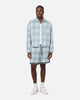 XXIII Plaid Long Sleeve Overshirt Blue