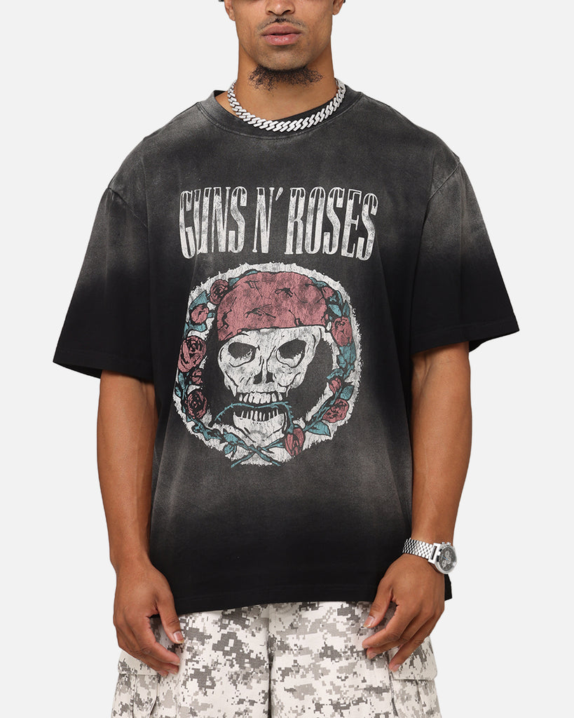 Guns N Roses LA Roses Vintage T-Shirt Washed Black | Culture Kings NZ