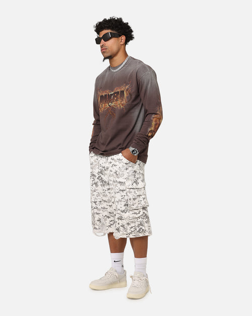 Pantera Pantera Vintage Long Sleeve T-Shirt Dark Brown