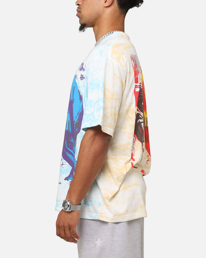 Guns N Roses Roses All Over T-Shirt Washed White