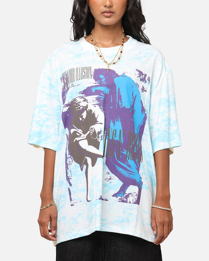 Guns N Roses Roses All Over T-Shirt Washed White