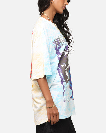 Guns N Roses Roses All Over T-Shirt Washed White