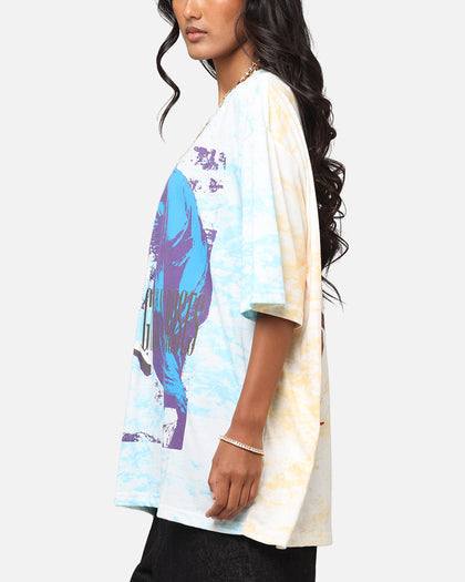 Guns N Roses Roses All Over T-Shirt Washed White