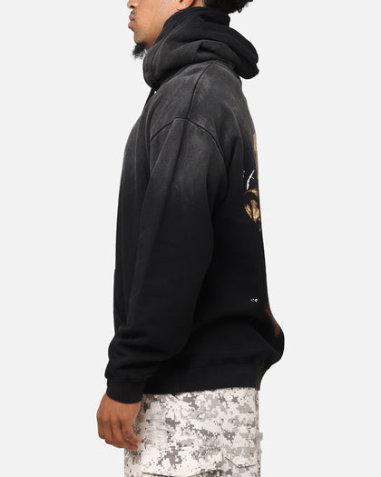 Tupac Super Fade Hoodie Washed Black