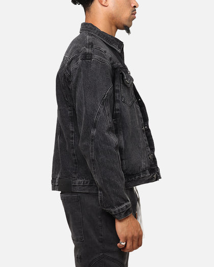 Saint Morta Armoury Denim Jacket Black Shadow