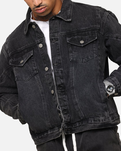 Saint Morta Armoury Denim Jacket Black Shadow
