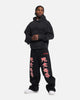 Ed Hardy Distressed Hoodie Washed Black