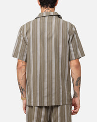 XXIII Condesa Linen Button Up Shirt Olive