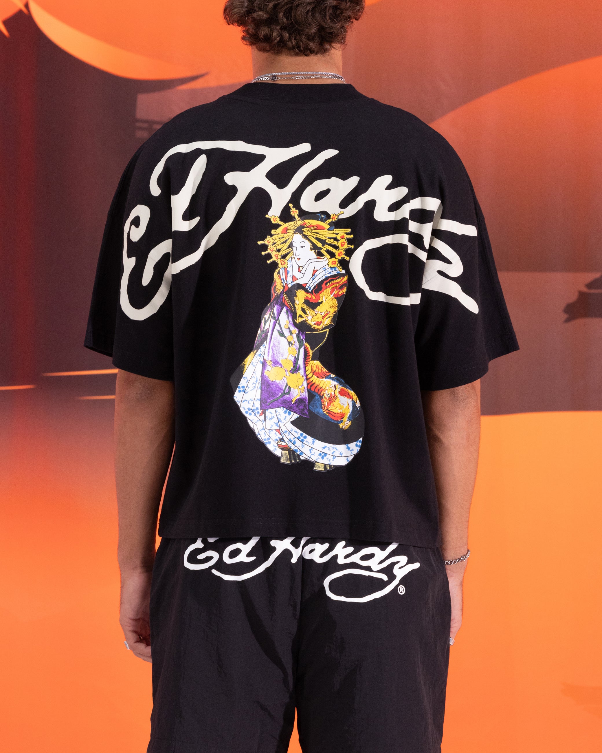 Ed Hardy Geisha T-Shirt Black | Culture Kings NZ