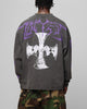 Loiter Angel Number Long Sleeve T-Shirt Charcoal