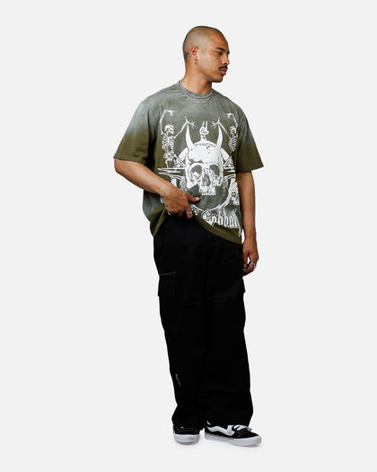 Bravado Black Sabbath Hem T-Shirt Washed Black