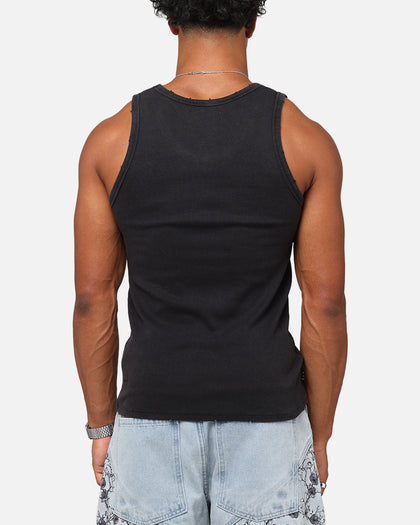 Saint Morta Arvina Distressed Singlet Black