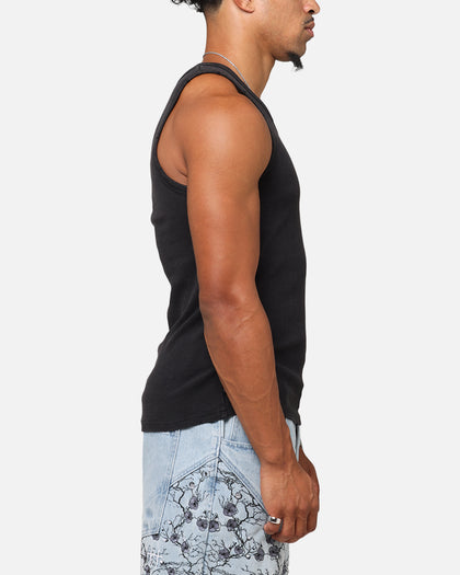 Saint Morta Arvina Distressed Singlet Black