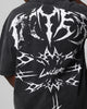 Loiter Metal Stacked Vintage T-Shirt Vintage Black