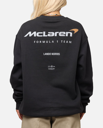 Mitchell & Ness X Mclaren Lando Norris Helmet Crewneck Faded Black