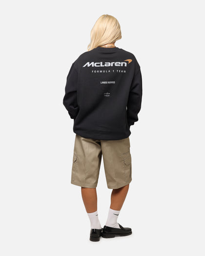Mitchell & Ness X Mclaren Lando Norris Helmet Crewneck Faded Black