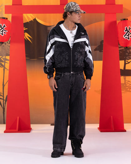 Ed Hardy Dragon Track Jacket Black