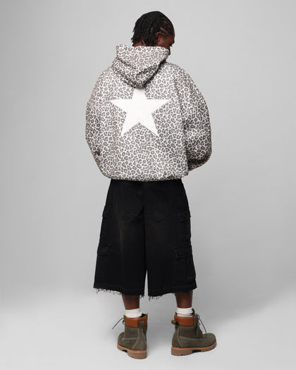Loiter Soho Hoodie Snow Leopard