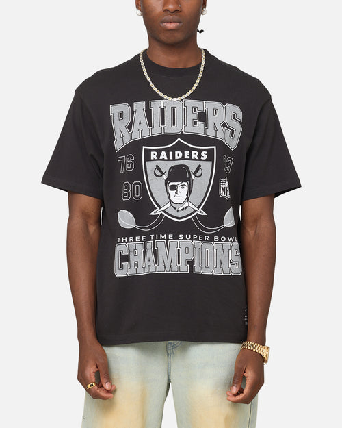 Mitchell & Ness Las Vegas Raiders Pinnacle T-Shirt Faded Black