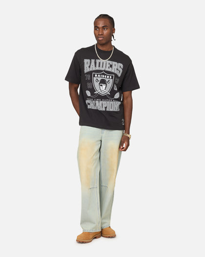 Mitchell & Ness Las Vegas Raiders Pinnacle T-Shirt Faded Black