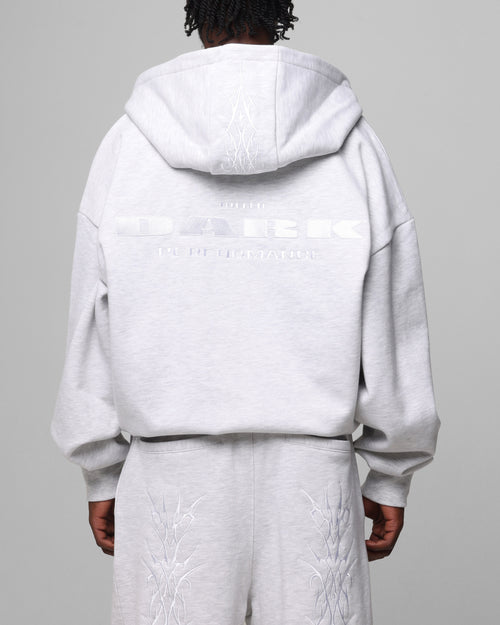 Loiter Blood Born Zip Hoodie Grey Marle