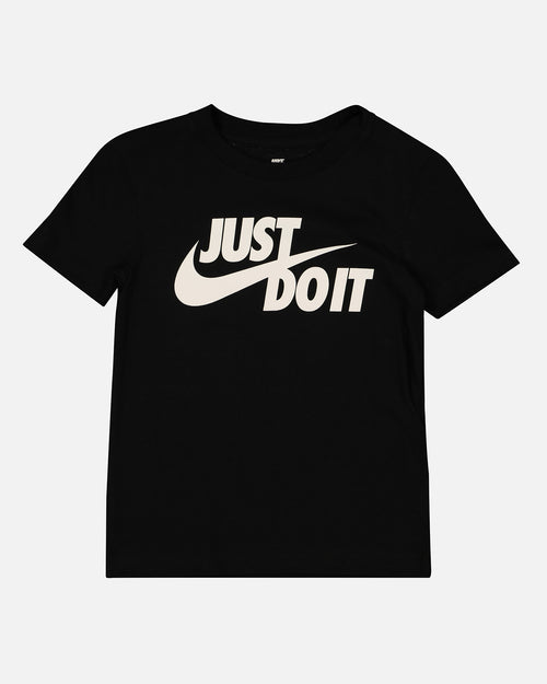 Nike Kids' Just Do It Swoosh Split T-Shirt Black