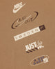 Nike Kids' Brandmark Stack T-Shirt Beige