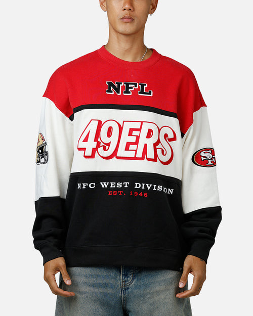 47 Brand San Francisco 49ers Maximalist Crewneck Red/Black