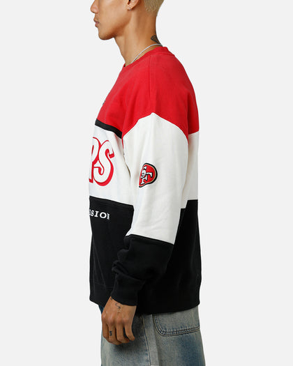 47 Brand San Francisco 49ers Maximalist Crewneck Red/Black