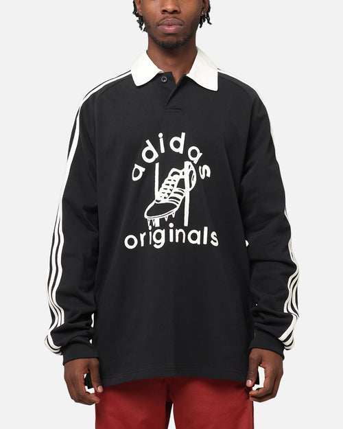 Adidas Rugby Polo Shirt Black