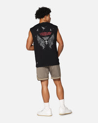 Saint Morta Amorfati Oversized Muscle T-Shirt Black