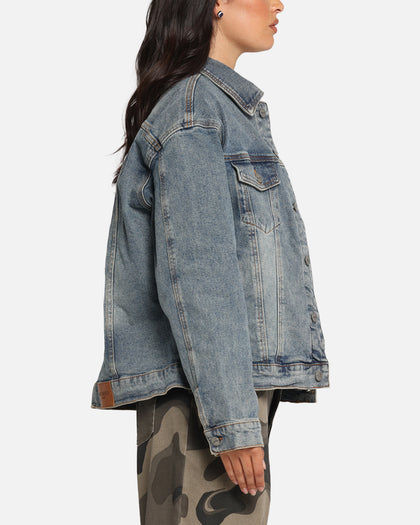 Saint Morta Trucker Denim Jacket Dirty Denim
