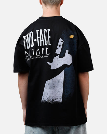 73Studio X DC Batman Two Face Heavyweight T-Shirt Black
