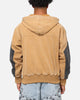 Saint Morta Hooded Workwear Jacket Tan/Black