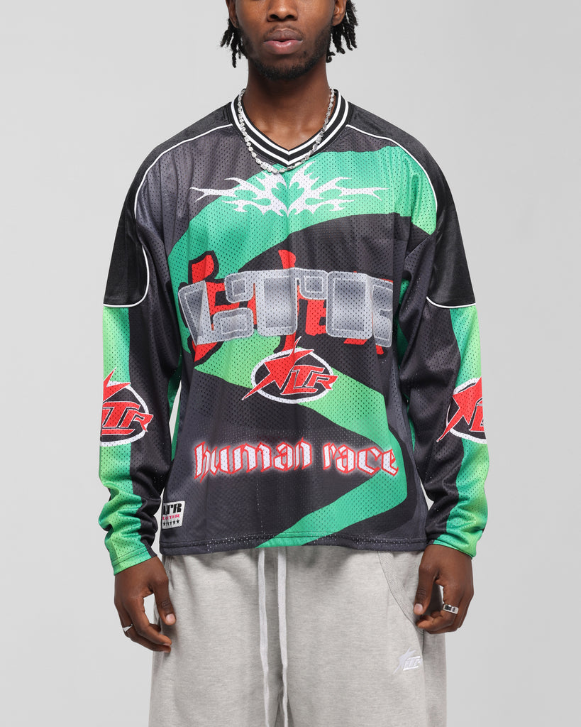 Loiter Cyber Hockey Jersey Black/Multi | Culture Kings NZ