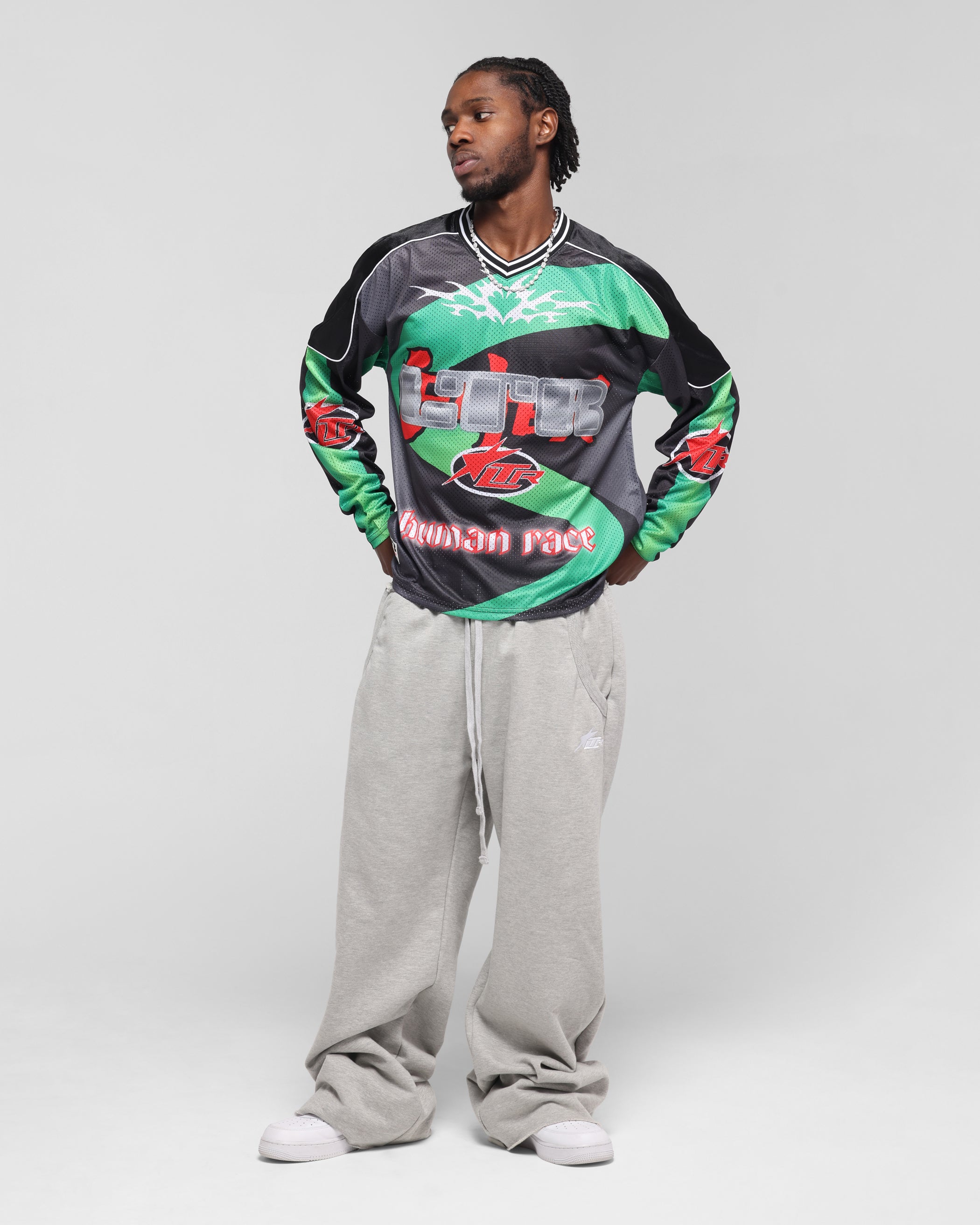 Loiter Cyber Hockey Jersey Black/Multi | Culture Kings NZ