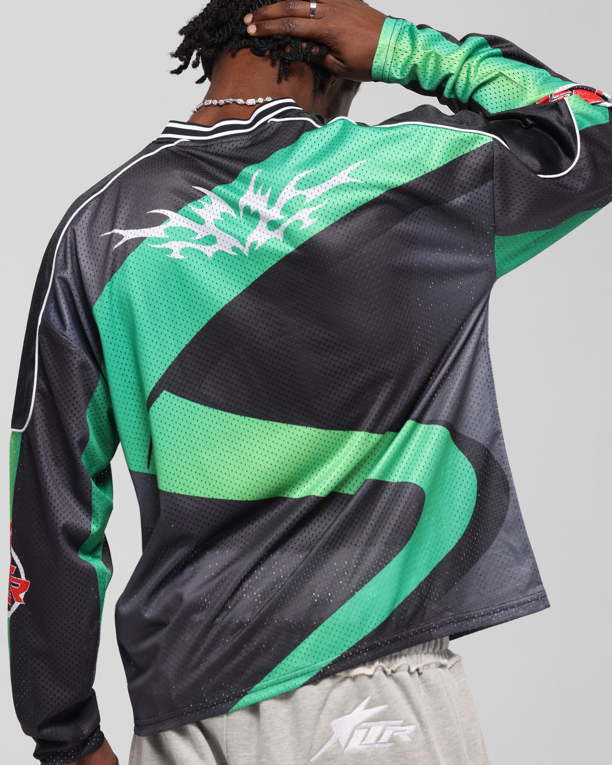 Loiter Cyber Hockey Jersey Black/Multi | Culture Kings NZ