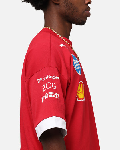 Puma X Scuderia Ferrari Drivers T-Shirt Cherry Culture Kings NZ