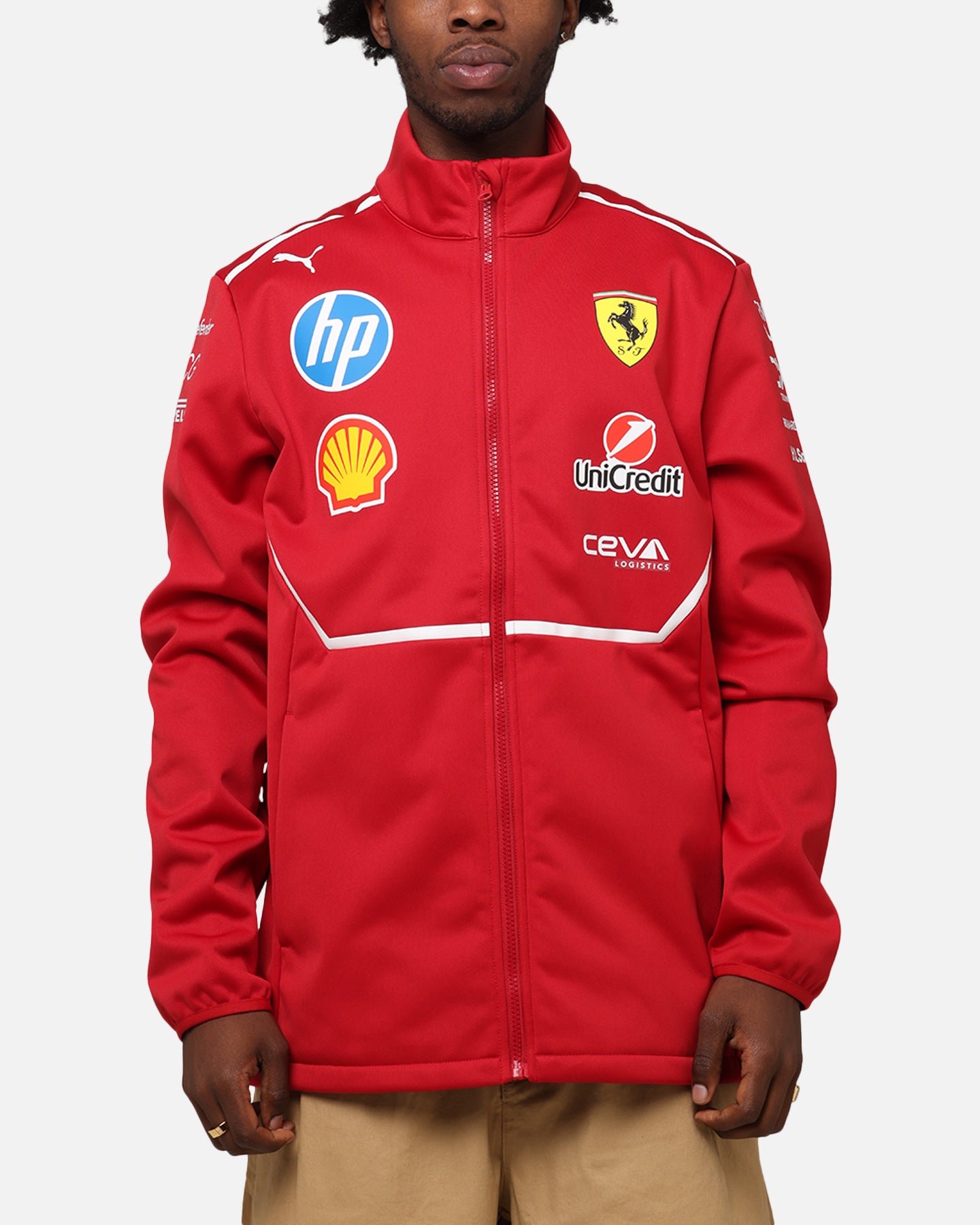 Puma X Scuderia Ferrari Team Softshell Jacket Cherry | Culture
