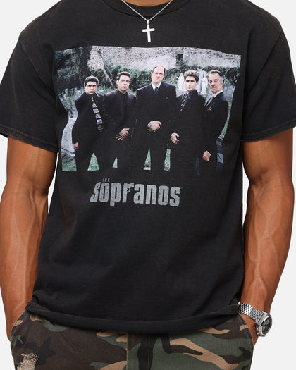 The Sopranos Family Portrait T-Shirt Black Vintage