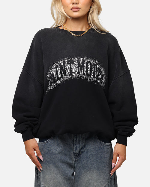 Saint Morta Spray Logo Crewneck Black