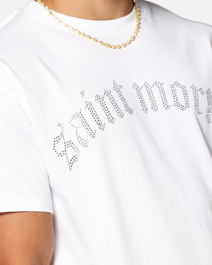Saint Morta Rhinestone T-Shirt White