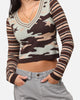 XXIII Women's Florence Knit Jumper Camo