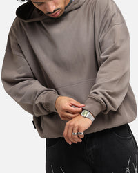 Saint Morta Manticore Boxy Hoodie Sunfade Brown