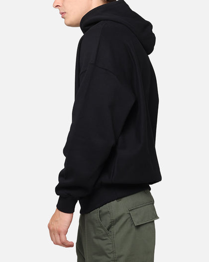 Carre Camo Script Hoodie Black