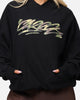 Carre Camo Script Hoodie Black