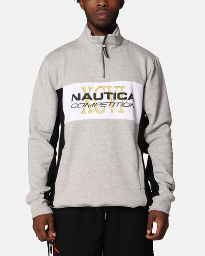 Nautica Mallard 1/4 Zip-Up Top Grey Marle