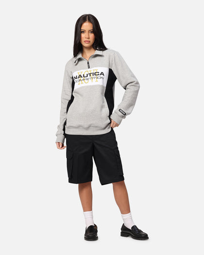 Nautica Mallard 1/4 Zip-Up Top Grey Marle